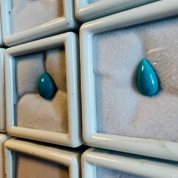Sleeping Beauty Turquoise loose stones, 9 pcs - Picture 3 of 8